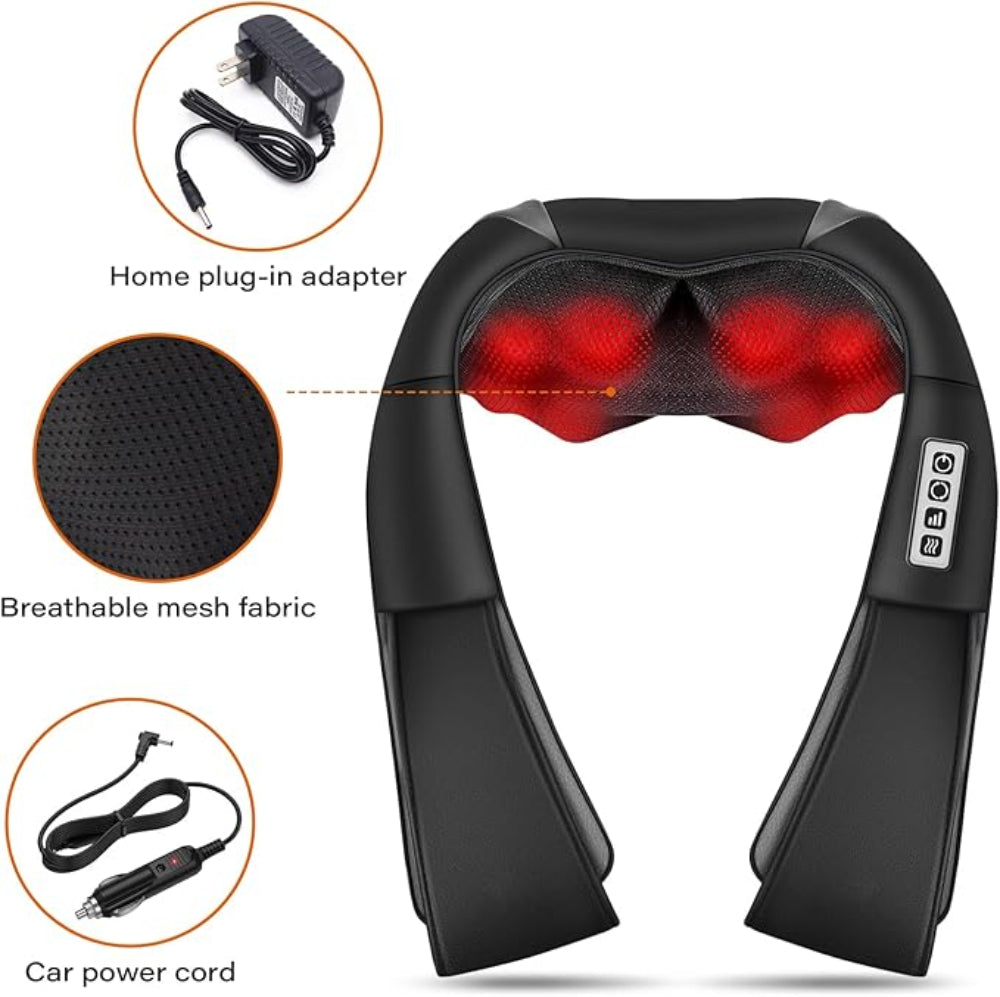 Nirae Heated Deep Tissue Massager for Full-Body Relief